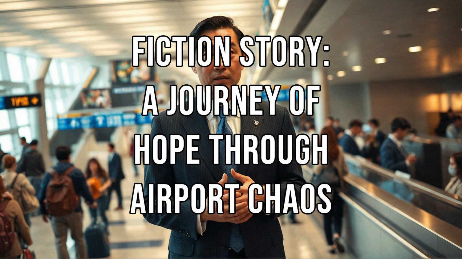 Fiction Story: A Journey of Hope Through Airport Chaos